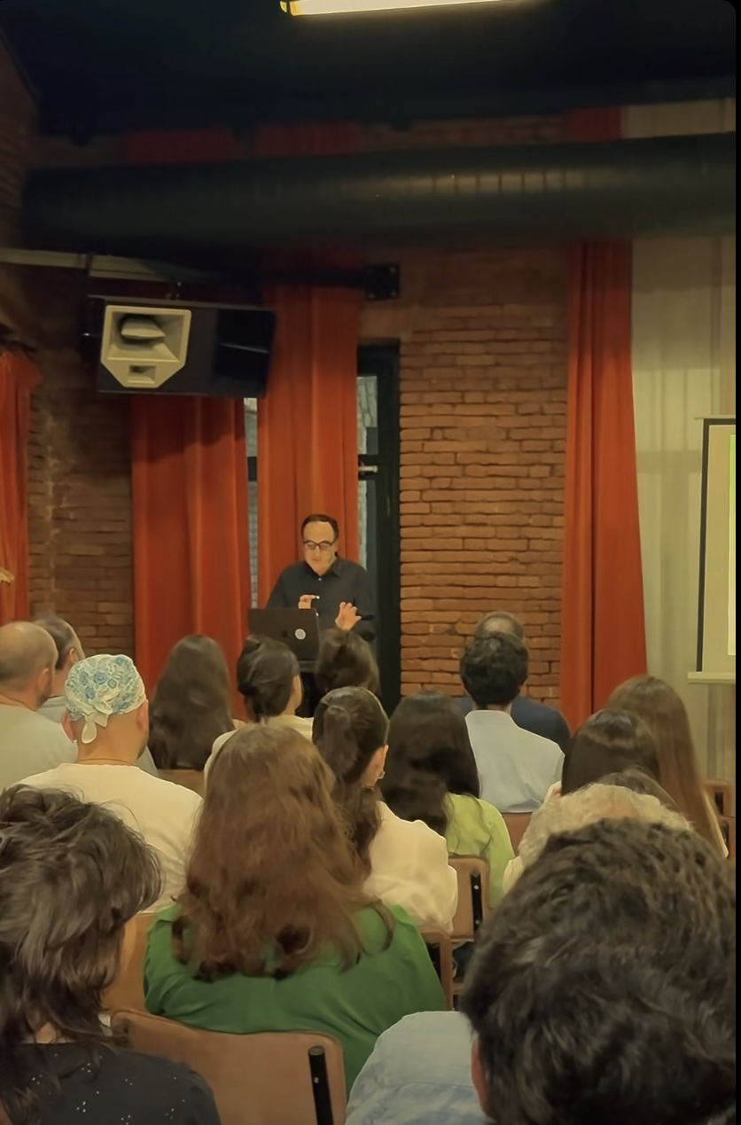 Nikoloz Japaridze lecture in Lolita for Tbilisi Public Fund — Architects of Invention